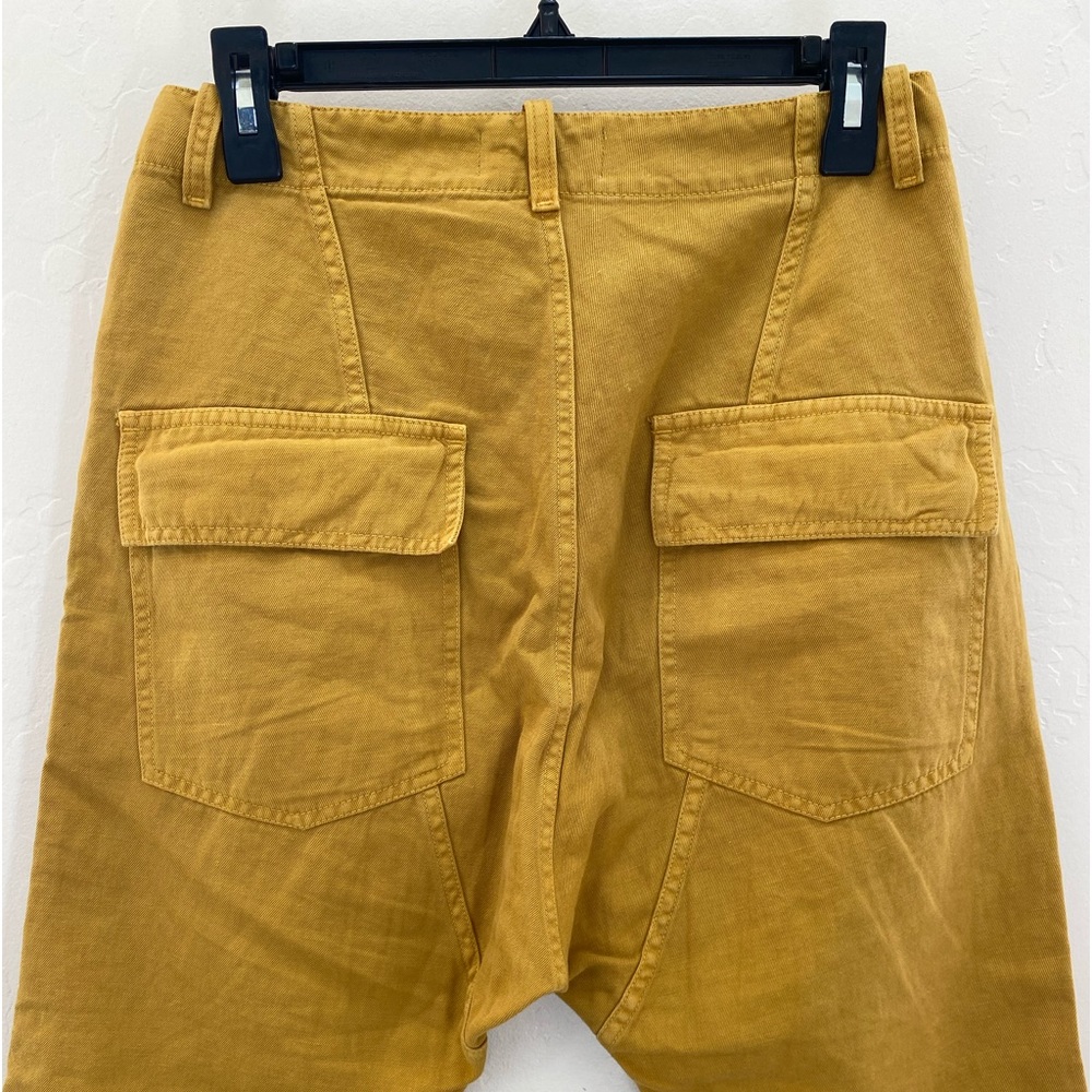 Nili Lotan Luna Pants Mustard linen blend Size 2 - Picture 3 of 15